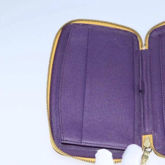 LOUIS VUITTON Epi Agenda Geode Travel Case Yellow M63879 LV Auth 107914 - Picture 10 of 16